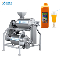 Multifunctionele roestvrijstalen zuurzak- en druivenontpitter, passievruchtenpuree- en mangosap-pulpmachine met motorlager