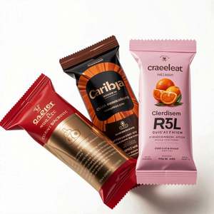 Bolsas de Embalaje Personalizadas con Sellado Térmico Trasero para Dulces, Frutos Secos, Mylar, Proteínas, Energía, Champiñones, Barras de Chocolate, Tipo Almohada - Product Image 1