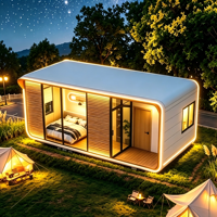 Offre Spéciale : Maison Capsule Intelligente Préfabriquée en Acier avec Intérieur Complet pour Camping et Zones Scéniques