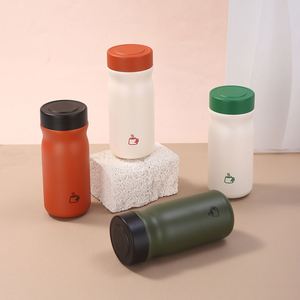 Producto al por Mayor, Nueva Taza Portátil de Acero Inoxidable 316 de Doble Capa con Aislamiento al Vacío y Separador de Té, para Exteriores - Product Image 1