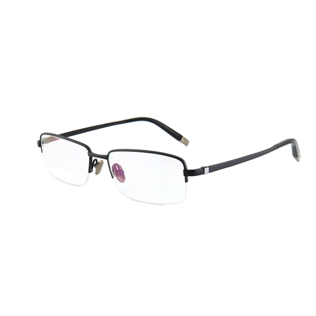 Pure Titanium Optical Glasses Frame Men's Business Style Half Frame Eyeglasses Anti-Blue Light Designer Reading Glasses