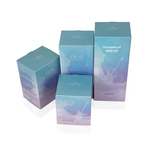 Scatola Personalizzata per Confezioni di Crema Viso, Crema Occhi, Profumo, Cosmetici - Scatola Rigida di Alta Gamma in <span class=keywords><strong>Cartone</strong></span> Bianco con Stampa a Caldo e UV - Product Image 3