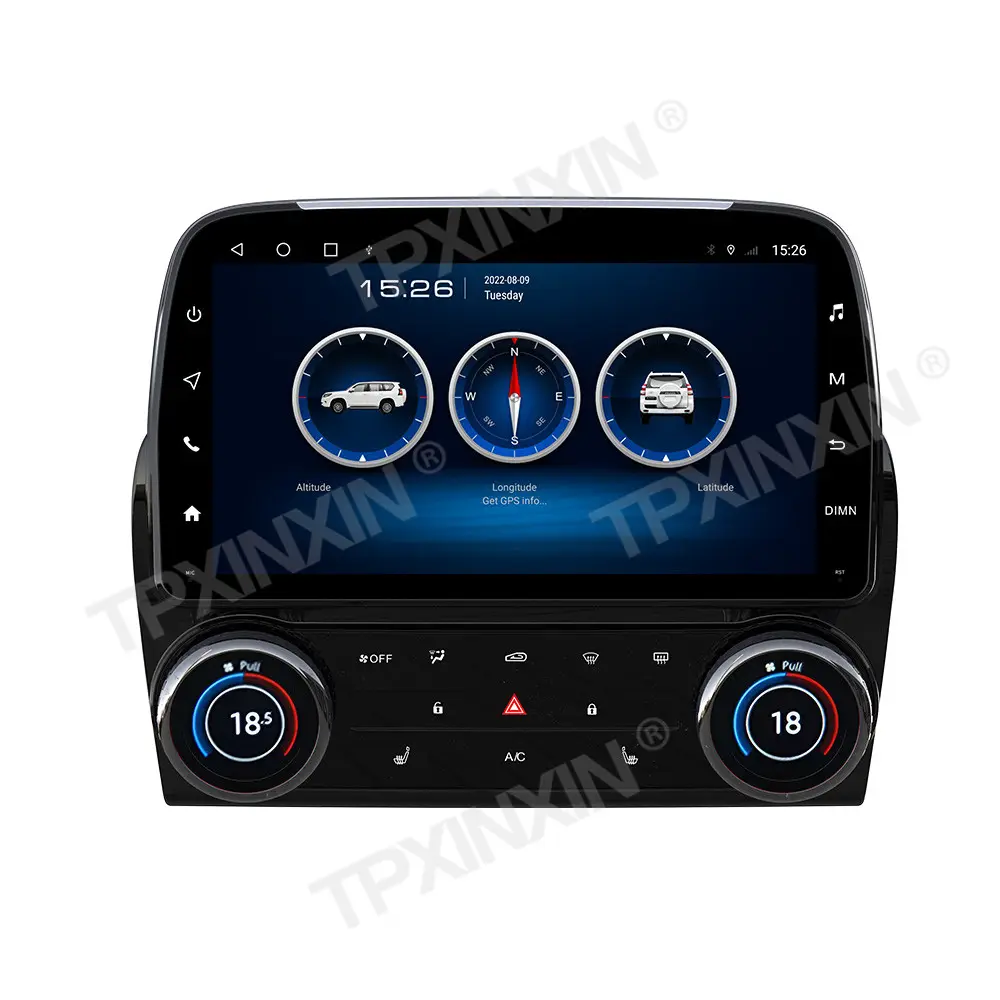 Tpxinxin Chevrolet Camaro 2010 - 2020 Multimediaspeler Auto Gps Navigatie Auto Radio Tape Recorder Stereo Head Unit Audioies