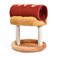 Arbre à chat modulable DIY facile à assembler, avec perchoir douillet et moelleux, lit et tunnel chaud pour chat