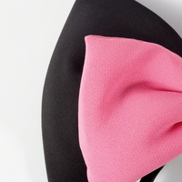 WENNAN Bandeau de cheveux à grand nœud de style D*sney, personnalisable, tendance, grand nœud pour filles
