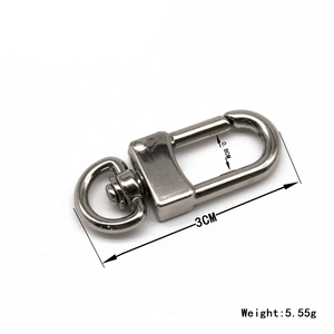 Dây Đeo Điện Thoại GRS Tùy Chỉnh Móc Khóa Mới Móc Khóa Phụ Kiện Kim Loại Móc Xoay Mini Cho Chó - Product Image 3