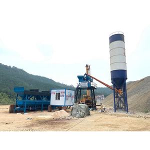 Nueva Planta Mezcladora de Cemento CE de China, Mezcladora Automática de Asfalto y Hormigón con Cucharón Elevador, Planta Dosificadora de Hormigón HZS50 - Product Image 4