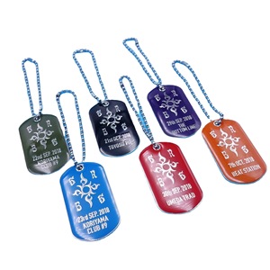 Custom Painted Epoxy Metal <b>Dog</b> <b>Tags</b> Zinc Alloy Rectangle <b>Identity</b> <b>Tags</b> Nickel Free Business Gifts - Product Image 5