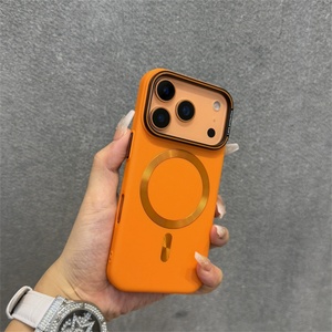 เคสโทรศัพท์มือถือแบบแม่เหล็กด้าน รุ่นแฟชั่น สำหรับ iPhone 17 12 13 14 15 16 Pro Max Plus รองรับการชาร์จไร้สาย ป้องกันแรงกระแทก ฝาหลังแข็ง - Product Image 1