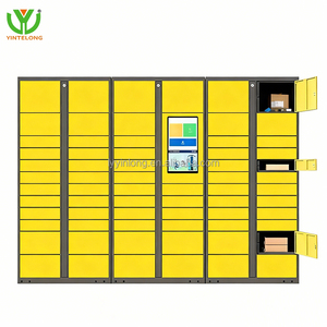 ตู้ล็อกเกอร์อัจฉริยะรับสินค้าด้วยตนเองยี่ห้อ Yinlong OEM สำหรับไปรษณีย์ด่วน อีคอมเมิร์ซ ขนาดปรับแต่งได้ บริการตนเองตลอด 24 ชั่วโมง จัดส่งพัสดุด้วยระบบอัจฉริยะ - Product Image 2
