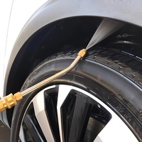 Rondelle de voiture à pression réglable coudée multi-angle nettoyage tige de courbure extension Lance baguette de pulvérisation embouts de buse Jet Lance connexion