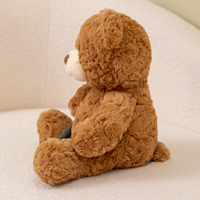 Groothandel 30cm Teddybeer met Roos Zachte Pluche Beer Pop Knuffeldier Speelgoed Valentijnsdag Decoratie Cadeaus Feestdag Cadeau