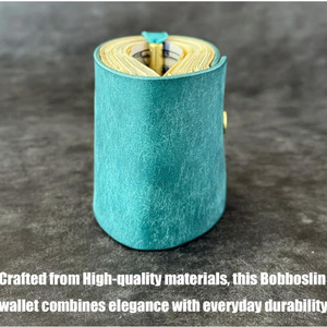 Cross-border PU leather magnetic lock cash holder, can hold 1-99 US dollar bills. - Product Image 4