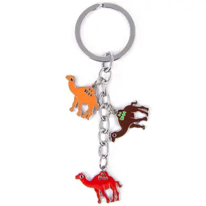 Migliore Qualità del Metallo Variopinto Camel Keychain