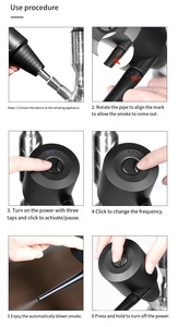 Nouveau narguilé accessoires pour fumeurs pompe électrique aspirateur portable boîte de narguilé en plastique vente en gros - Product Image 6