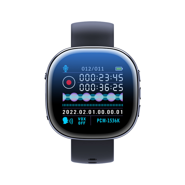 Zinc Alloy 2.5D Curved Glass  E-book Reading  Smart Watch MP3 Player  Bracelet Voice Recorder