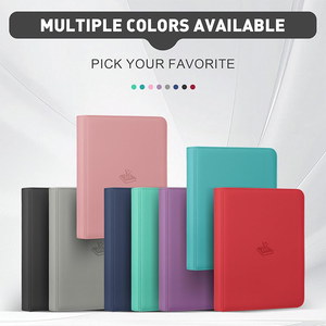 Classeur à fermeture éclair pour cartes à collectionner Custom Vault X 9 poches, 360 cartes, 20 pages à chargement latéral, dossier pour jeux de collection - Product Image 3