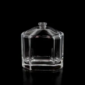 Luxury Special Decorative Crystal Clear High End Empty Elegant Perfume Bottles Design Your Own Arabic Oil Perfume Bottles 100ML