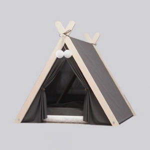 Hersteller Großhandel Custom Logo <span class=keywords><strong>Outdoor</strong></span> Faltbare Tragbare Camping Hunde zelt Massives Muster aus Holz OEM Option - Product Image 3