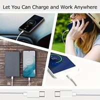 PD 20w 3A USB Type C Câble de charge rapide pour iPhone 15 pro max ipad Type-C Chargeur Câble de données pour Samsung Galaxy xiaomi