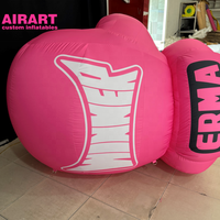Boxe Kickboxing MMA Fighting Training Activité Gants de boxe gonflables Ballon avec lumière LED