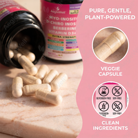 Capsules Myo-Inositol & D-Chiro Inositol 16-en-1 avec Berbérine, Vitamine D3+K2 & Multivitamines, Complément alimentaire pour le bien-être des femmes
