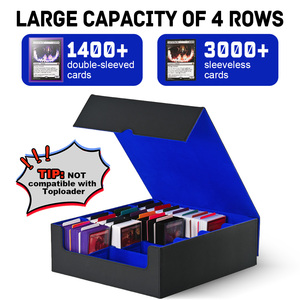 JUZI 3000+ Deck Box <strong>Trading</strong> <strong>Card</strong> Storage Dedicated Supporters PU Material Tcg Yugioh <strong>Pokemoned</strong> Custom Deck Box for Gift Use - Product Image 5