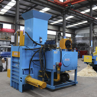 Machine d'emballage hydraulique automatique pour copeaux de bois et sciure de bois, capacité 1kg, 5kg, 10kg, pour litière animale