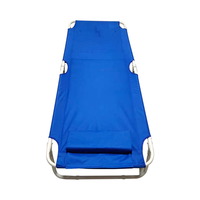 Lit de camping portable multifonctionnel en tissu Oxford avec revêtement par pulvérisation en acier, idéal pour les situations d'urgence civiles et les activités de plein air (vente en gros)