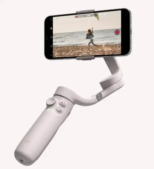 In stock DJI OM5 OM 5 Smartphone Gimbal Stabilizer with fill light and CloneMe Pano