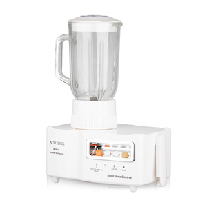 <b>Electric</b> Plastic 4-in-1 Food Processor & <b>Juicer</b> with Low Noise Function for Household Fruit and Vegetable Blending - Product Image 4