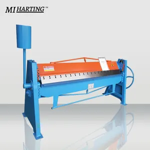 المصنع مباشرة صغيرة آلة يدوية ورقة ماكينة ثني معادن آلة/صفائح حديد ماكينة طي يدوية للبيع