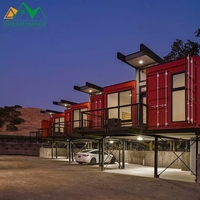 Dreammaker desmontable acogedor contenedor casas su retiro del mundo Casa Contenedores Flat Pack portátil contenedor casas