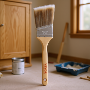 Pinceau à peinture Vevor Angle 2,5 pouces avec manche en bois pour usage intérieur/extérieur, armoires, murs, peintures à l'huile, teintures - Product Image 2