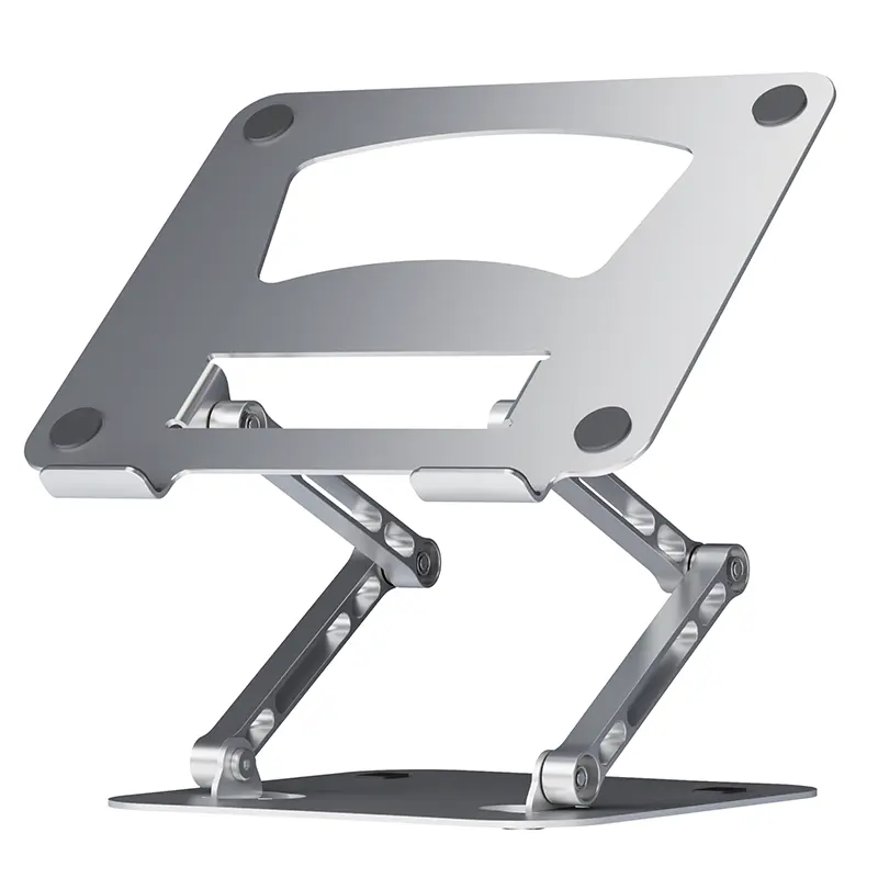 High Quality Aluminum Laptop Stand Ergonomics Adjustable Height Laptop Stand for Desk