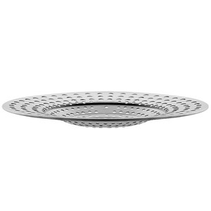 Filtre universel en acier inoxydable pour drain, anti-cheveux, forme solide, lot unique, pour protection des évacuations d'évier et de baignoire - Product Image 1
