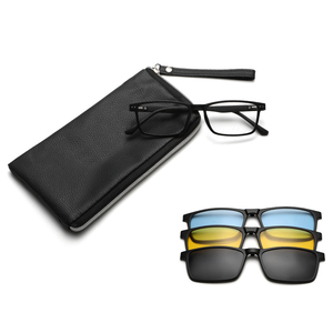 Nuevo <span class=keywords><strong>Clip</strong></span> <span class=keywords><strong>magnético</strong></span> en el marco de las <span class=keywords><strong>gafas</strong></span> Hombres Marco de prescripción óptica <span class=keywords><strong>Gafas</strong></span> Hombres Rectángulo <span class=keywords><strong>Clip</strong></span> polarizado <span class=keywords><strong>Gafas</strong></span> de sol - Product Image 3