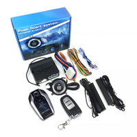 Système d'alarme de démarrage sans clé pour voiture, sans clé, bouton poussoir, démarrage à distance, installation autonome, avec clé LCD intelligente