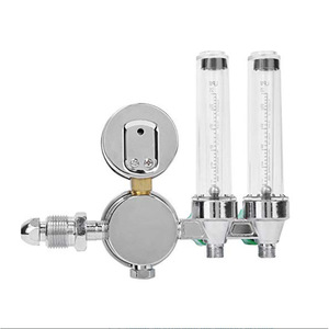 Détendeur d'argon avec débitmètre à double tube, réducteur de pression 1-25, monophasé - Product Image 3