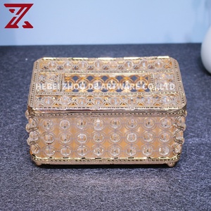 Sang Trọng Hiện Đại Crystal <span class=keywords><strong>Ball</strong></span> Hollow <span class=keywords><strong>Tissue</strong></span> <span class=keywords><strong>Box</strong></span> Với Bìa Mạ Vàng Kim Loại <span class=keywords><strong>Tissue</strong></span> Boxs Đối Với Trang Chủ - Product Image 1
