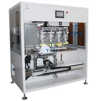 Machine d'impression tampographique rotative électrique TPM 4 couleurs pour casque de sécurité, prix