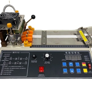 High Speed Fully Automatic <b>Belt</b> Cutting Machine for Zipper/ Tape Bristle <b>Elastic</b> Band-Cold/Hot Cutting Customization High Speed - Product Image 3