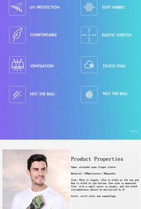 Cooler Summer Soft Ice Silk Hand Cover Protector solar Cooling Arm Sleeves - Product Image 6