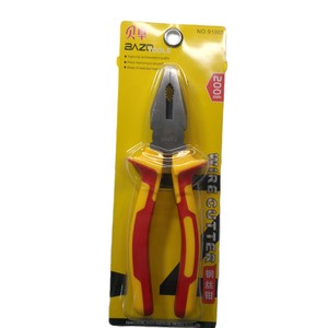 Baztools <b>Wire</b> Cutter 200mm Steel <b>Soft</b> Grip Handle For Cutting Stripping Cables - Product Image 4