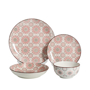 Almaaly Kitchen <span class=keywords><strong>12</strong></span>/16 pièces de <span class=keywords><strong>vaisselle</strong></span> en céramique service de table en porcelaine service de <span class=keywords><strong>vaisselle</strong></span> en porcelaine pour 4 <span class=keywords><strong>personnes</strong></span> - Product Image 3