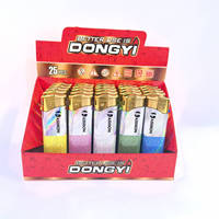 Vente en gros pas cher Briquet électronique mince normal personnalisé Briquets à gaz jetables pour le camping Design classique en plastique