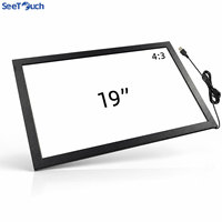 Cadre tactile infrarouge 42 pouces, kit de superposition multi-touch 40 points, sans pilote USB