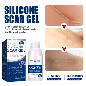 Jaysuing Natural 30g Silicone Scar Gel Effective Skin Repair Fade Scars Acne Mark Gel For All Types Scar Treatment