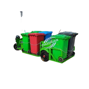 Triciclo Eléctrico con Parasol, 6 Contenedores de Basura, Capacidad de Carga de 100-200 kg, Alcance de 50-70 km para Limpieza Sanitaria Urbana y Comunitaria - Product Image 5