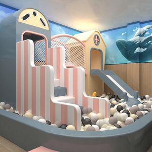 20-100 meter persegi komersial plastik anak Playhouse balita lembut ruang bermain anak-anak Mini dalam ruangan perlengkapan bermain - Product Image 2